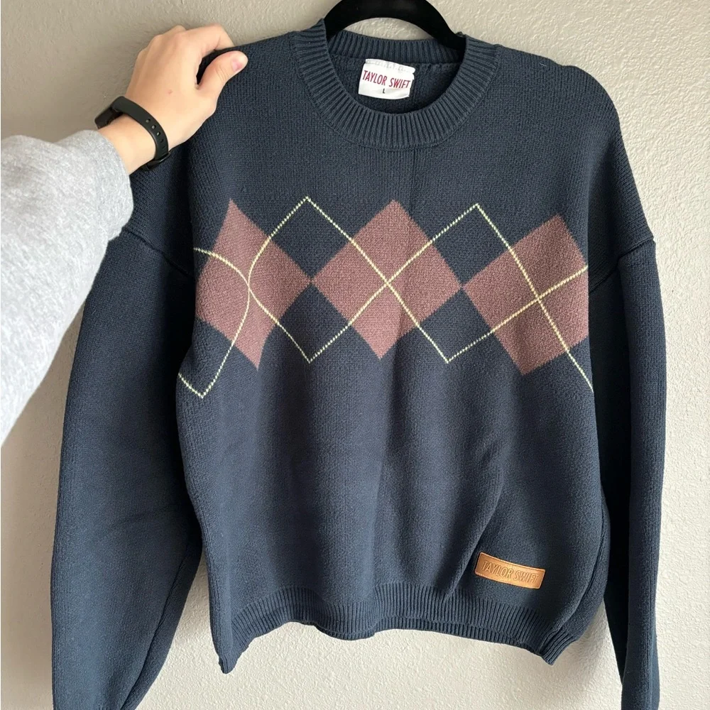Taylor Swift All Too Well Argyle Sweater - Picture 1 of 7